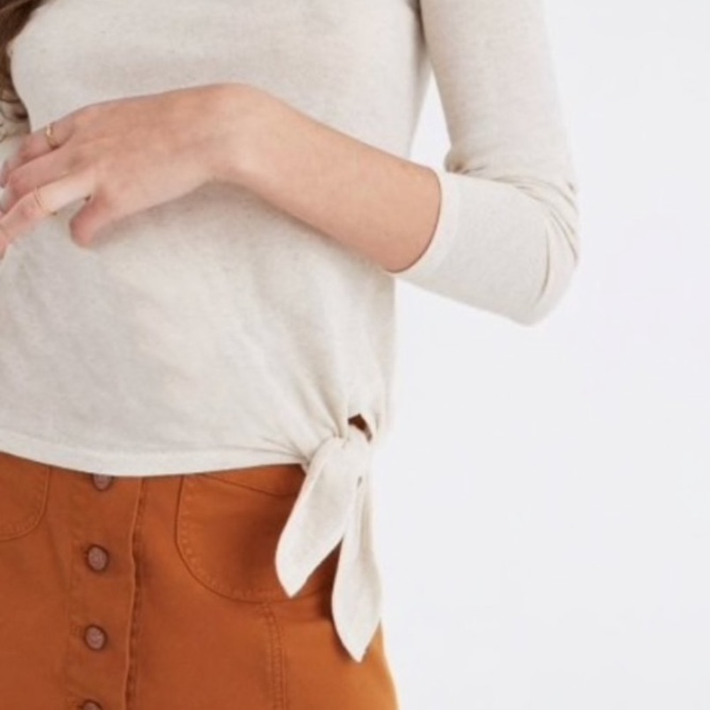 Ivory Side Knot Top by Madewell - Picture 2 of 8